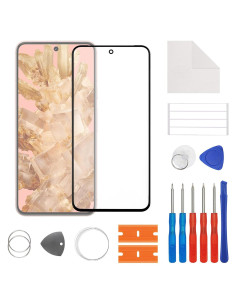 Cristal de Lente Frontal Reemplazo para Pixel 8 con Kit