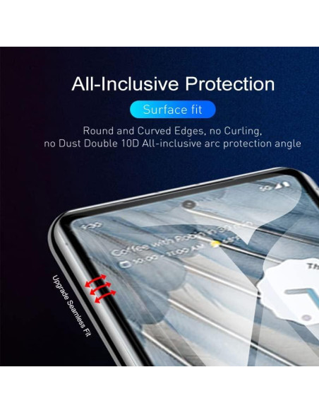 Paquete de 2 Protectores de Pantalla Hidrogel Foebxxs para Google Pixel 8 Pro