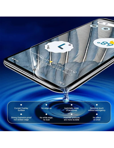 Paquete de 2 Protectores de Pantalla Hidrogel Foebxxs para Google Pixel 8 Pro