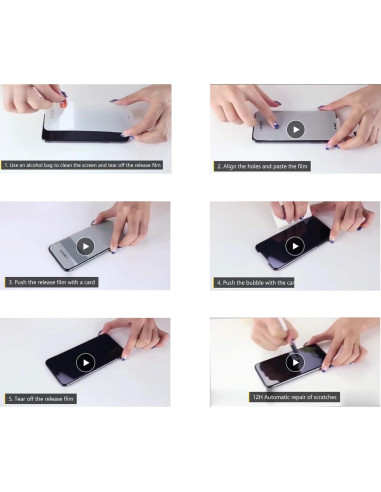 Paquete de 2 Protectores de Pantalla Hidrogel Foebxxs para Google Pixel 8 Pro