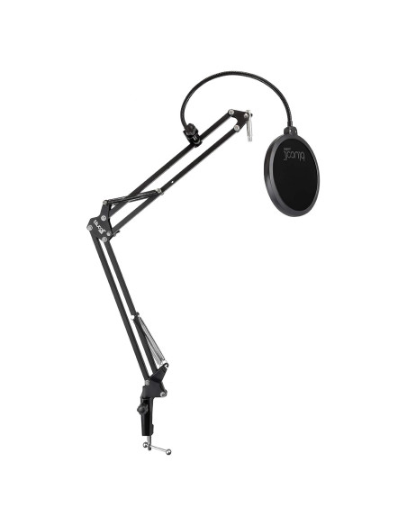 Soporte de brazo para micrófono Blucoil con filtro anti-pop 76.2 cm
