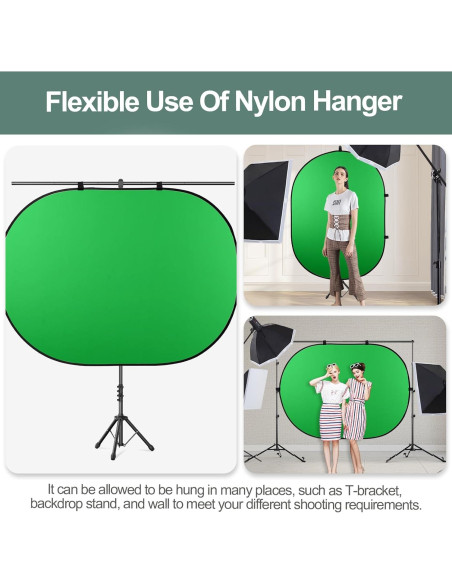 Fondo Verde Azul Portátil EMART 2-en-1 100x150 cm