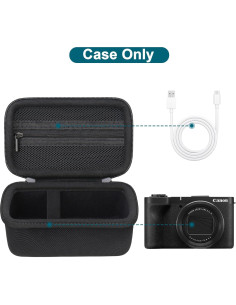 Funda Canboc para Cámara Híbrida Canon PowerShot V1 - Negro 2