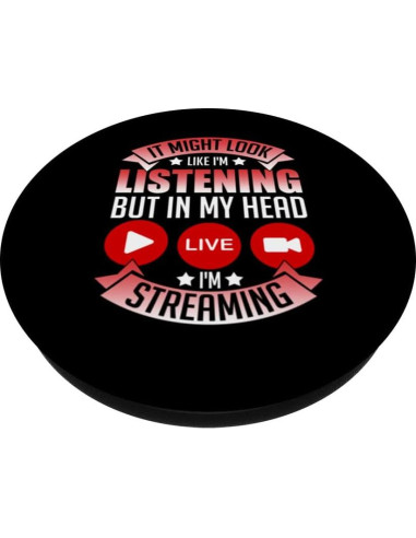 Micrófono para Streaming PopSockets Negro 13.6g Inalámbrico