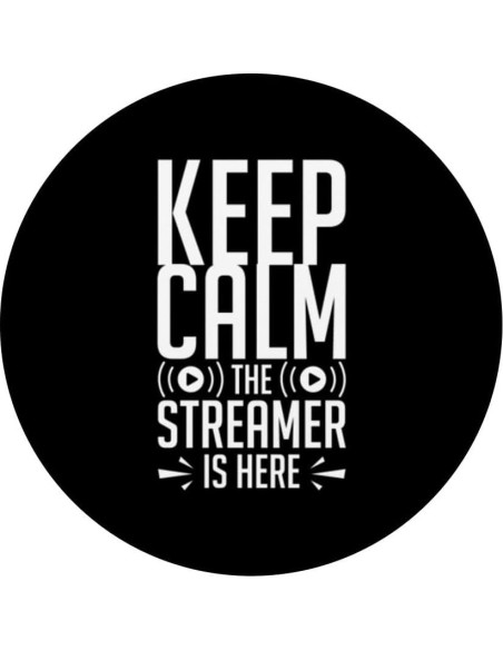 Micrófono para Streaming PopSockets Intercambiable Negro