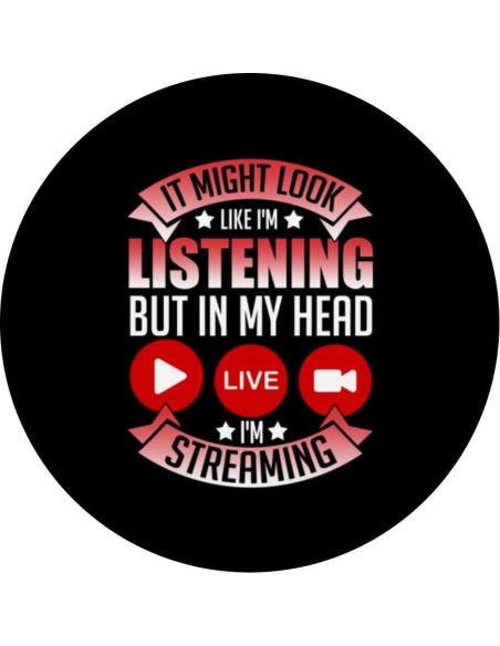 Micrófono para Streaming PopSockets Negro 13.6g Inalámbrico