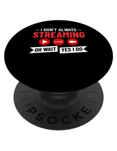 Micrófono para Streaming PopSockets Intercambiable Negro