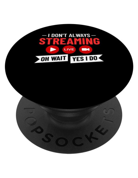 Micrófono para Streaming PopSockets Intercambiable Negro