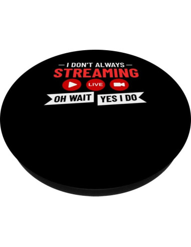 Micrófono para Streaming PopSockets Intercambiable Negro