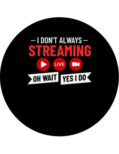 Micrófono para Streaming PopSockets Intercambiable Negro