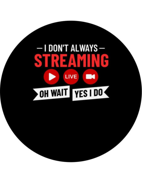 Micrófono para Streaming PopSockets Intercambiable Negro