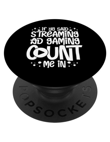 Micrófono para Streaming PopSockets Intercambiable Negro