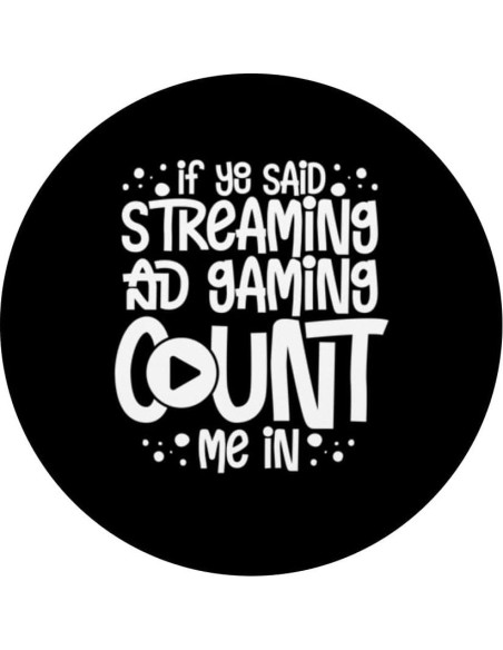 Micrófono para Streaming PopSockets Intercambiable Negro