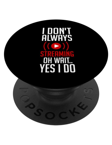 Micrófono para Streaming PopSockets Intercambiable Negro