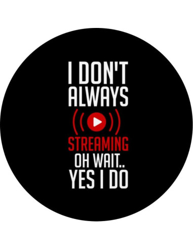 Micrófono para Streaming PopSockets Intercambiable Negro