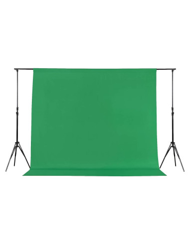 Fondo de Fotografía Joccun 5x2.1m Verde de Poliéster