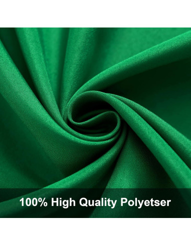 Fondo de Fotografía Joccun 5x2.1m Verde de Poliéster