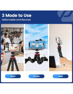 Trípode Flexible Fotopro UFO2 con Control Remoto y Adaptador 2