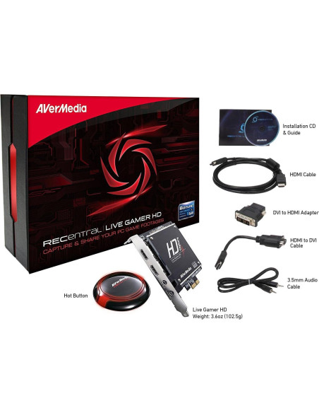 Capturadora de Video AVerMedia Live Gamer HD C985 1080p