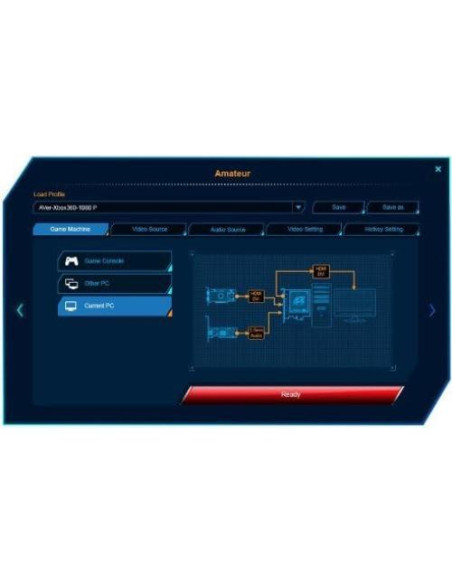 Capturadora de Video AVerMedia Live Gamer HD C985 1080p