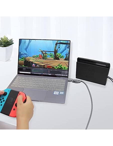 Adaptador Captura Video HDMI a USB C ELECABLE 1.85m 1080P HD