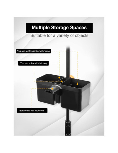 Soporte Doble para Taza y Auriculares Mr.Power - Universal