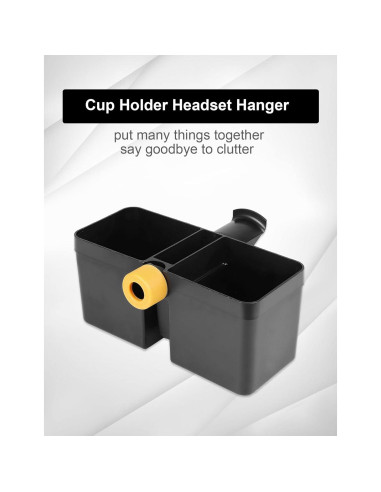 Soporte Doble para Taza y Auriculares Mr.Power - Universal