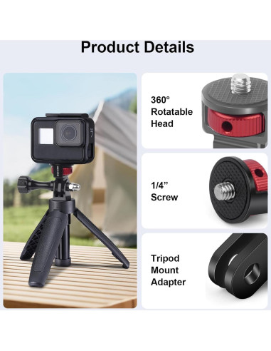 Kit de Adaptadores de Montaje para Cámaras Mechrig - 2 Piezas