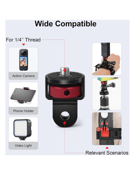 Kit de Adaptadores de Montaje para Cámaras Mechrig - 2 Piezas