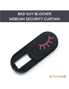 Cubierta de Webcam Tech Candy Bad Guy Blocker Negro - Protección Privacidad 2