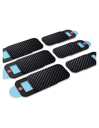 Cubierta deslizante para webcam SUPCASE - Paquete de 6 - Negro