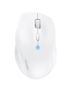 Ratón Inalámbrico Bluetooth TECKNET 4800 DPI Blanco