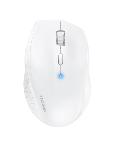 Ratón Inalámbrico Bluetooth TECKNET 4800 DPI Blanco