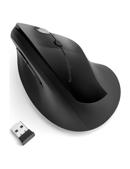Mouse Inalámbrico Vertical Kensington Pro Fit Ergo Negro