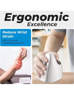 Ratón Ergonómico Evoluent VerticalMouse VM4RB Bluetooth para Mac 2