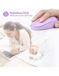 Mouse Inalámbrico Rii RM700 Silencioso 2.4G para PC y Mac 2