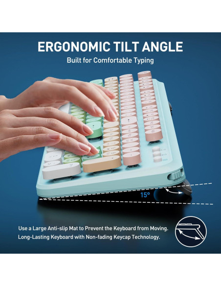 Combo Teclado y Ratón Inalámbricos FD EK8870 - Ergonomía y Silencio