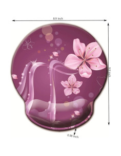 Reposamuñecas ergonómico YITANHY antideslizante 22.9x1 cm 2