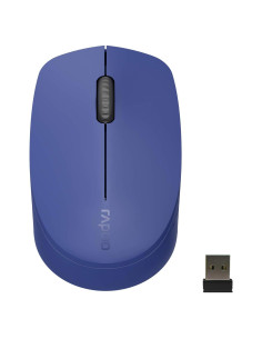 Ratón Inalámbrico Bluetooth Rapoo M100G Azul, Silencioso, 3 Dispositivos