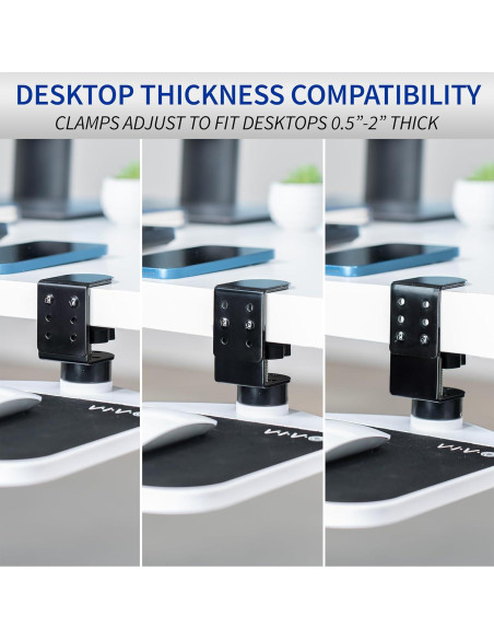 Soporte para Almohadilla de Ratón VIVO MOUNT-MS01AW Blanco