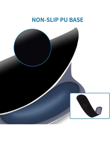 Juego de Soporte Ergonómico AORTDES para Muñeca y Alfombrilla