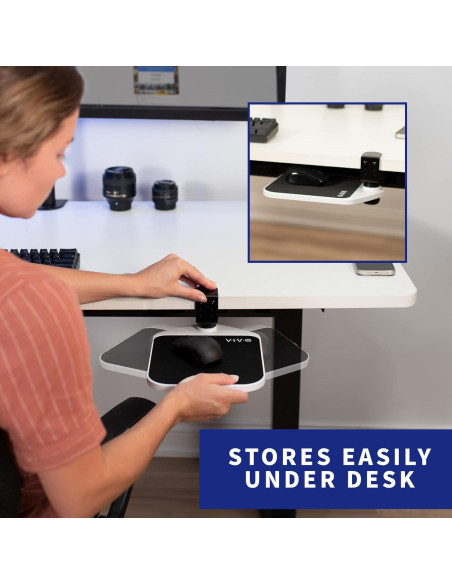 Soporte para Almohadilla de Ratón VIVO MOUNT-MS01AW Blanco