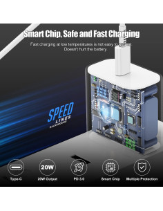 Cargador Magnético 3 en 1 USB C 20W para iPhone y Apple Watch 2