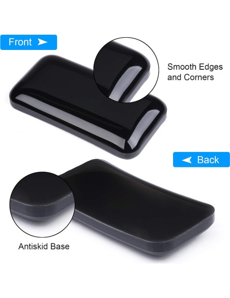 Reposamuñecas Ergonómico de Gel Aelfox - Soporte para Mouse Negro