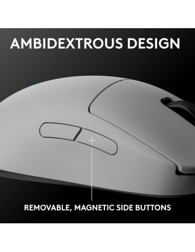 Logitech G PRO 2 Ratón Inalámbrico para Juegos Blanco 44K DPI