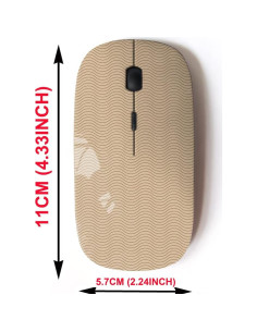 Ratón Inalámbrico 2.4G CJCBROES Óptico Receptor Nano 2
