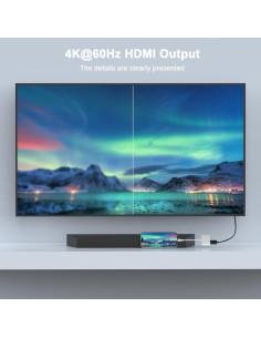 Adaptador USB-C a HDMI 4K 60Hz Apple MFi para iPhone 16/15 2