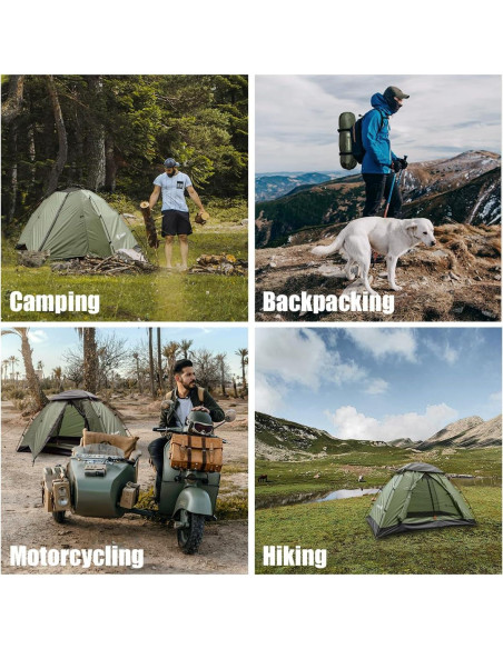 Tienda de Camping ShinHye Ultraligera 2 Personas Impermeable