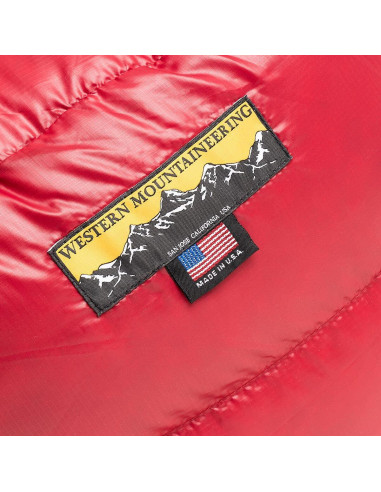 Saco de Dormir Western Mountaineering Apache MF 15C 6FT Rojo