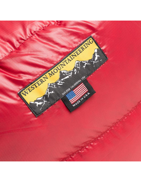 Saco de Dormir Western Mountaineering Apache MF 15C 6FT Rojo